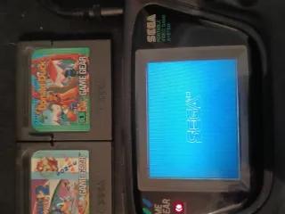 SEGA Game Gear con caja y 3 juegos