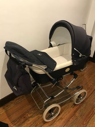 Cochecito bebé Arrue azul marino