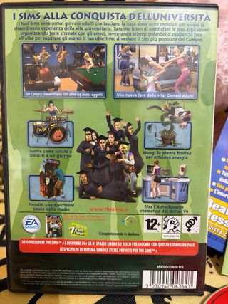 The Sims 2 University Espansione PC CD-ROM