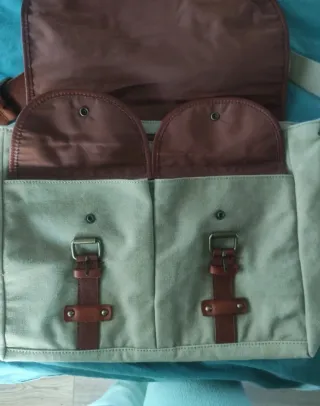 Maletín Porta Documentos Massimo Dutti Beige