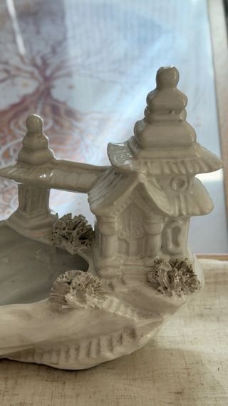 Jardinera/ vacía bolsillos cerámica oriental