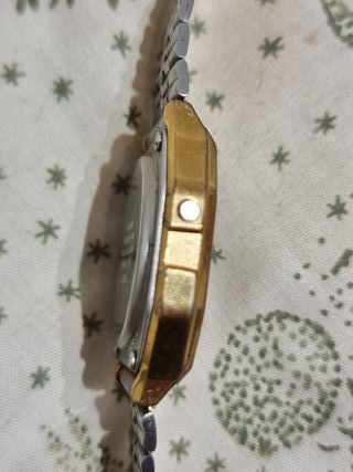 Casio Vintage Oro Resina Correa Metálica