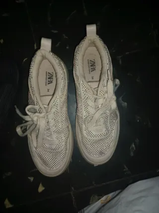 Zapatillas Zara Brillantes Talla 35