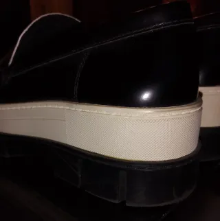 Mocassini donna neri e bianchi