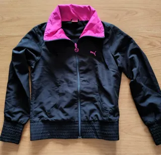 Chándal Puma Talla S Negro y Rosa
