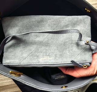 Bolso YSL Jamie Gris Piel