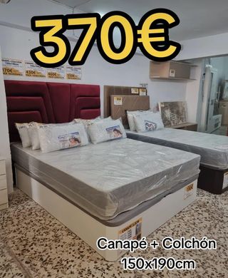 Canapé + Colchón 150x190cm
