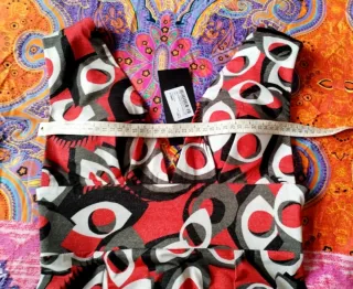 Abito lungo a fantasia