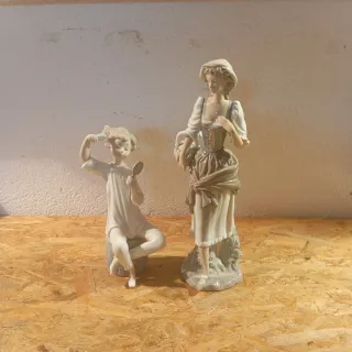 Figuras Lladró Niña y Mujer