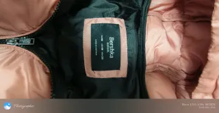 Abrigo corto Bershka rosa talla m