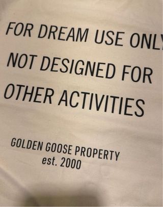 Bolsa guardapolvo Golden Goose de tela