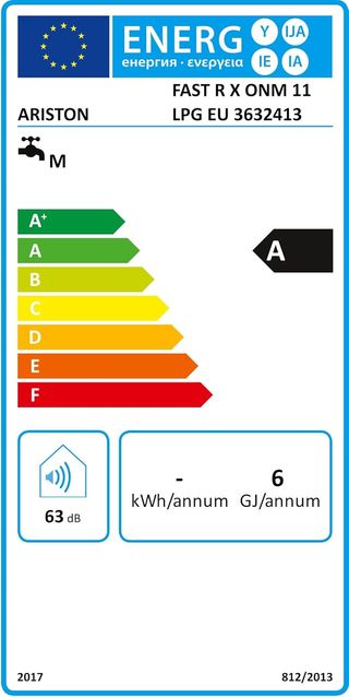 Calentador Ariston Fast RX Butano 11L