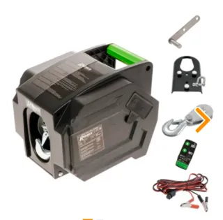 Cabestrante Eléctrico winch  Ribimex 12V 300W