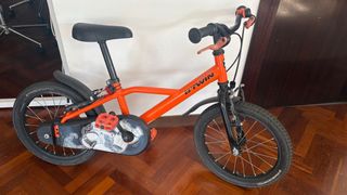 Bicicleta infantil B'TWIN 16 arancione