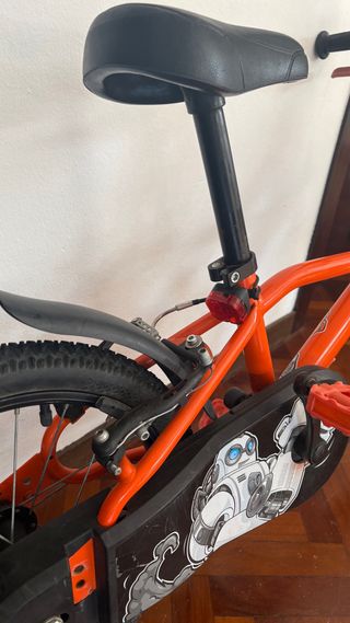 Bicicleta infantil B'TWIN 16 arancione