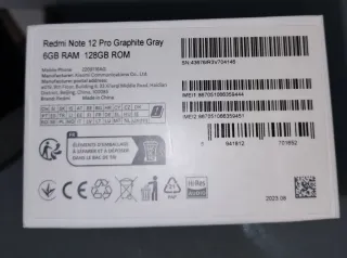 Xiaomi Redmi Note 12 Pro nero