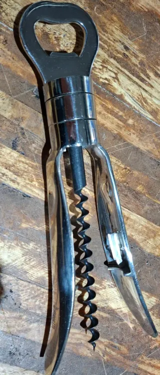 Cavatappi in metallo cromato