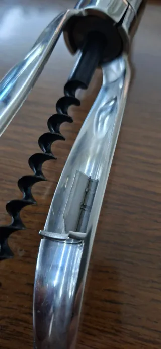 Cavatappi in metallo cromato