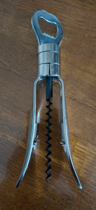 Cavatappi in metallo cromato