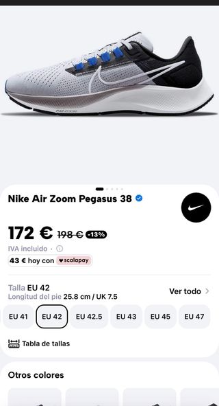 Zapatillas Nike Air Zoom grises y negras