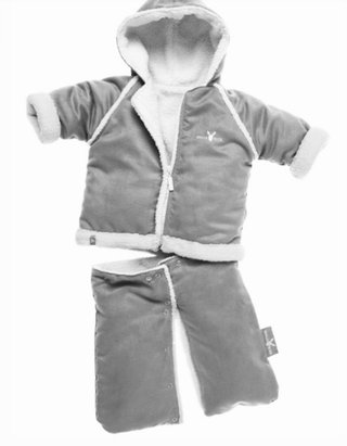 Tuta neonato WALLA BOO! 6-12 mesi marrone