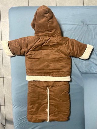 Tuta neonato WALLA BOO! 6-12 mesi marrone