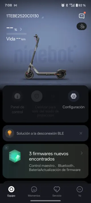Patinete Eléctrico Segway Urgente