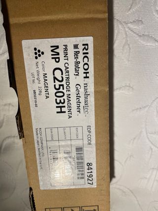 Tóner Ricoh MP C2503H Magenta