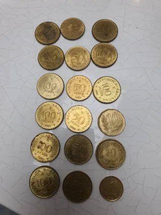 Lote 20 Monedas Pesos Argentinos