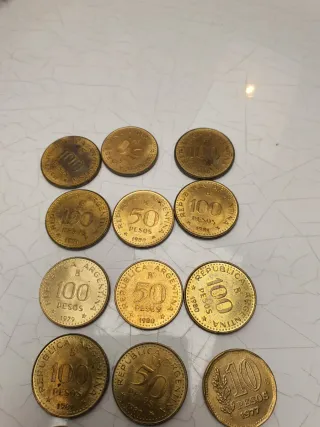 Lote 20 Monedas Pesos Argentinos
