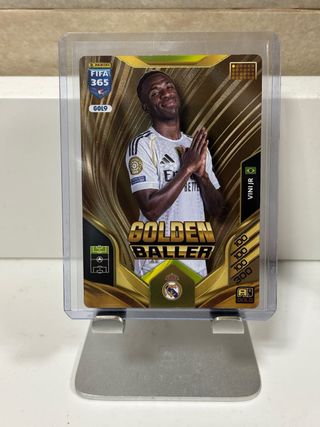 Tarjeta Panini FIFA 365 Golden Baller Vini Jr