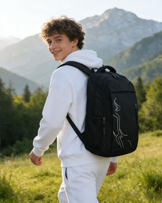 AMYTHE mochila 28L escolar portatil 15.6'' Negra