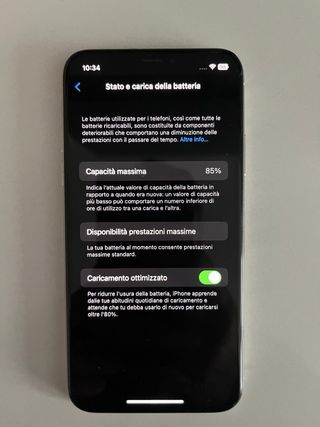 Apple iPhone X Argento