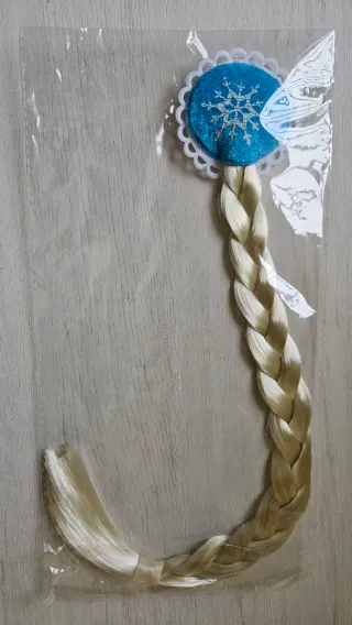 Trenza Frozen Disfraz Elsa