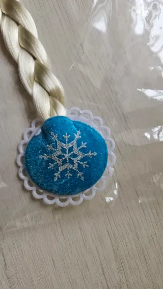 Trenza Frozen Disfraz Elsa