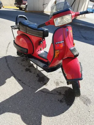 Vespa PX 125 T5 Roja y Negra