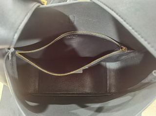 Bolso YSL Hobo mediano negro, original con factura