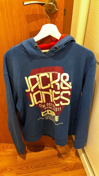 Sudadera Jack & Jones Azul Talla L