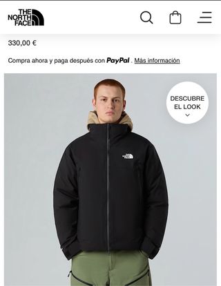 Chaqueta The North Face Negra Hombre