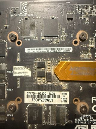 ASUS GTX 760 2GB DirectCU II OC Tarjeta Gráfica