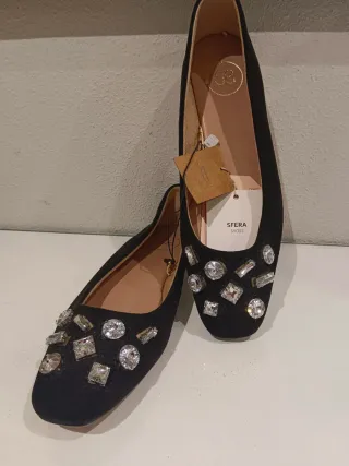 Bailarinas Sfera negras con pedrería