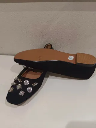 Bailarinas Sfera negras con pedrería