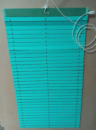 Persiana alicantina nueva con polea,montante,cuerd