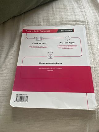 Libro Economia de la empresa 2 Bachillerato