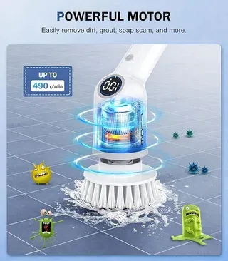 Limpiador Eléctrico Giratorio Inalámbrico