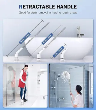 Limpiador Eléctrico Giratorio Inalámbrico