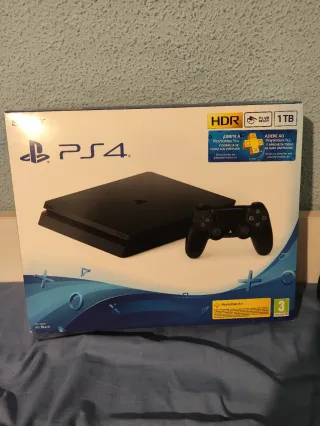 PS4 Slim 1TB Negra + Mando