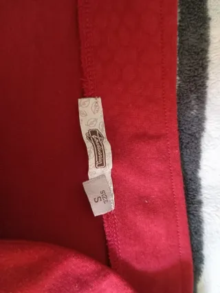 Vestido rojo sin tirantes