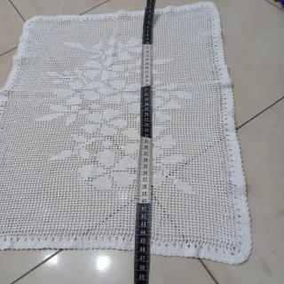 Centrotavola/runner uncinetto filet fatto a mano