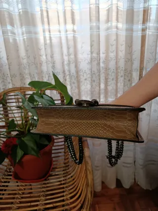 Bolso Piel  Genuine Leather